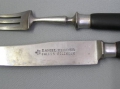 Foto 2: 6er Satz Besteck: Messer und Gabeln, um 1900, Daniel Herder / Ohligs Solingen
