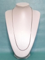 Foto 1: Lange silberne Kordel-Kette