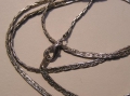 Foto 3: Lange silberne Kordel-Kette