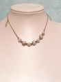 Foto 1: Silberne Kette mit Majorica Perlen