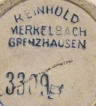 Foto 2: Richard Riemerschmid (1868-1957) attr.: Jugendstil Steinzeug Menu-Gefäß, um 1904-1916, Marke Reinhold Merkelbach (Grenzhausen / Hessen-Nassau)