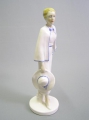 Foto 1: Art Deco Feinsteingut Frauen-Figur, um 1935, Cortendorf (bei Coburg, Oberfranken), Julius Griesbach