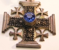 Foto 3: Jerusalemer Kreuz-Anhänger, um 1900, 900er Silber, Jerusalem Jordan
