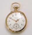 Damen-Taschenuhr, Ende 19. Jahrhundert, um 1888/92, 750er Gold, Lange & Söhne, Glashütte