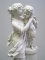 Foto 4: Reinhard G. Möller (1855-1912): Venus und Amor, 2 x mythologische Bisquit-Porzellan Figurengruppen, Thüringen, um 1900