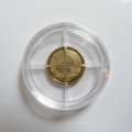 Foto 5: Konvolut Gold Gedenkmünzen, 3 Stück, Mauerfall, Johannes Rau, 585er Gold, 1999