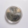 Foto 3: Konvolut Silber Gedenkmünzen, 5 Stück: Karl der Große / 10 Jahre Deutsche Einheit & Währungsunion /  50 Jahre DM / Geld Europas Inlay-Prägung DM, 1996-2000