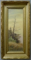 Foto 3: Elisabeth Reinecke attr.: Jahreszeitenbilder, Pendants Öl Landschafts-Gemälde, um 1900