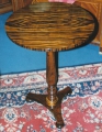 Foto 1: Beistellmöbel / Beistelltisch, Spätbiedermeier, in Makassar Ebenholz