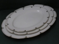 3 x Jugendstil Porzellan Platten, KPM - Feston - Rosenthal