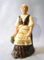 Gemarkte Keramik Figur: Wasserträgerin, um 1900