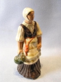 Foto 3: Gemarkte Keramik Figur: Wasserträgerin, um 1900