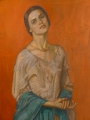 Foto 2: Rudolf Gudden (1863-1935): Porträt Frau Gudden, signiertes Öl Gemälde, Datierung 1925