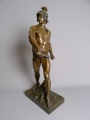 Emile Louis Picault (1833-1915): "Honor Patria", signierte Bronze Plastik, Frankreich - Paris