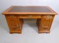 Foto 2: Jugendstil Schreibtisch, in hellbrauner Eiche