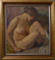 Kurt Haase-Jastrow (1885-1958): Frauenakt, Öl Gemälde