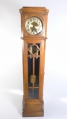 Foto 1: Art Deco Standuhr, in hellbrauner Eiche
