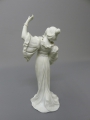 Foto 2: nach Agathon Léonard (1841-1923): Jugendstil Bisquitporzellan Figur - Tänzerin, nach Tafelaufsatz Jeu de l´écharpe (Schärpenspiel), Manufaktur Sèvres für Pariser Weltausstellung 1900, wohl Gebrüder Heubach (Lichte / Thüringen)