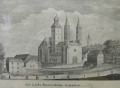 Graphik - Stich: Liebfrauenkirche Arnstadt, um 1900