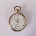 Herren-Taschenuhr, um 1900, 800er Silber