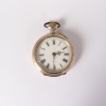 Foto 1: Damen-Taschenuhr, um 1900, 800er Silber, Calonne