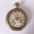 Alpenländische Herren-Taschenuhr, um 1890, Schweiz, 800er Silber