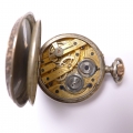 Foto 3: Alpenländische Herren-Taschenuhr, um 1890, Schweiz, 800er Silber