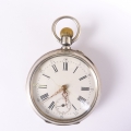 Herren-Taschenuhr, um 1900, 800er Silber, wohl Schweiz