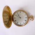 Goldene Herren-Sprungdeckel-Taschenuhr / Savonette, um 1900, USA, "Elgin"