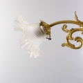 Foto 3: Jugendstil Deckenlampe, vergoldetes Messing, vier Leuchten