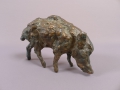 Foto 1: Hans Gerdes (1906-1979): Wildschwein, signierte Bronze Tier-Plastik