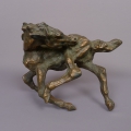 Hans Gerdes (1906-1979): Pferd, Bronze Tier-Plastik