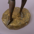 Foto 3: Louis Mascré (1871-1929): Pierrot, Bronze, um 1900, Belgien