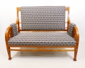 Jugendstil Sofa, in Eiche, um 1910