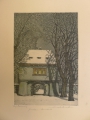 Foto 1: Kurt Mücke (1885-1940): Grafik - kolorierte Radierung, Fischtor in Arnstadt