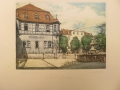 Foto 1: Kurt Mücke (1885-1940): Grafik - Farbradierung, Markt Ilmenau