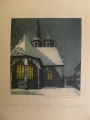 Foto 2: Kurt Mücke (1885-1940): Graphik - Farbradierung, Blasiikirche in Nordhausen