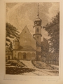 Kurt Mücke (1885-1940): Graphik - Radierung, Pfarrkirche St. Andreas in Bad Salzungen