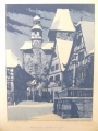 Kurt Mücke (1885-1940): Grafik - Farbradierung, "Röderbogen in Rothenburg o. T."