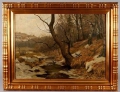 Otto Vollrath (1856-1912): Stockenten in Winterlandschaft, Öl Gemälde, Weimarer Malerschule, Entstehungsort München, Ende 19. Jahrhundert