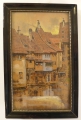 Foto 1: Walter Corsep (1862-1944): Altstadt Nähe Krämerbrücke, signiertes Öl Gemälde, Erfurt 1940