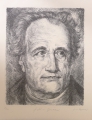 Foto 2: Karl von Appen (1900-1981): 3 x Graphiken - Lithographien, Porträts von Brahms, Goethe, Schiller
