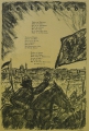 Foto 3: Erich Büttner (1889-1936): 2 Graphiken - Lithographien, Kaiserlied und Reiterlied, aus Kriegszeit von 1914