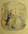 George Cruikshank (1792-1878): Paar Graphiken - Farbradierungen, "Illustrationen adlige Gesellschaft", 19. Jahrhundert, England