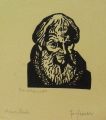 Joseph Daehler: 9er Satz Blätter / 8 Graphiken - Linolschnitte und 1 Entwurfs-Zeichnung - in Bleistift, um 1930