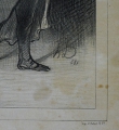 Foto 3: Honoré Daumier (1808-1879): Graphik - Lithographie, Les Philantropes du Jour, aus Satire-Zeitschrift Le Charivari, Frankreich