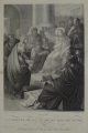 Foto 1: J. Duthé (um 1800-1840) / nach Eugène Blaisot (1821/22- um 1885): Graphik - Kupferstich, La Dispute de J.C. au milieu des Docteurs, Paris