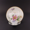 Foto 1: 2-teilige Meissen Porzellan Vitrinentasse / Ziertasse, Marke 1962-1990