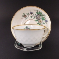 2-teilige Meissen Porzellan Sammeltasse / Ziertasse, Marke 1962-1990