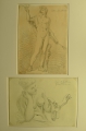 Foto 1: Unbekannt: Bleistift-Zeichnungen, datiert 1868, nach Buchband zu Galleria Giustiniani, nach Werken u.a. von Raffael, Leonardo, Michelangelo